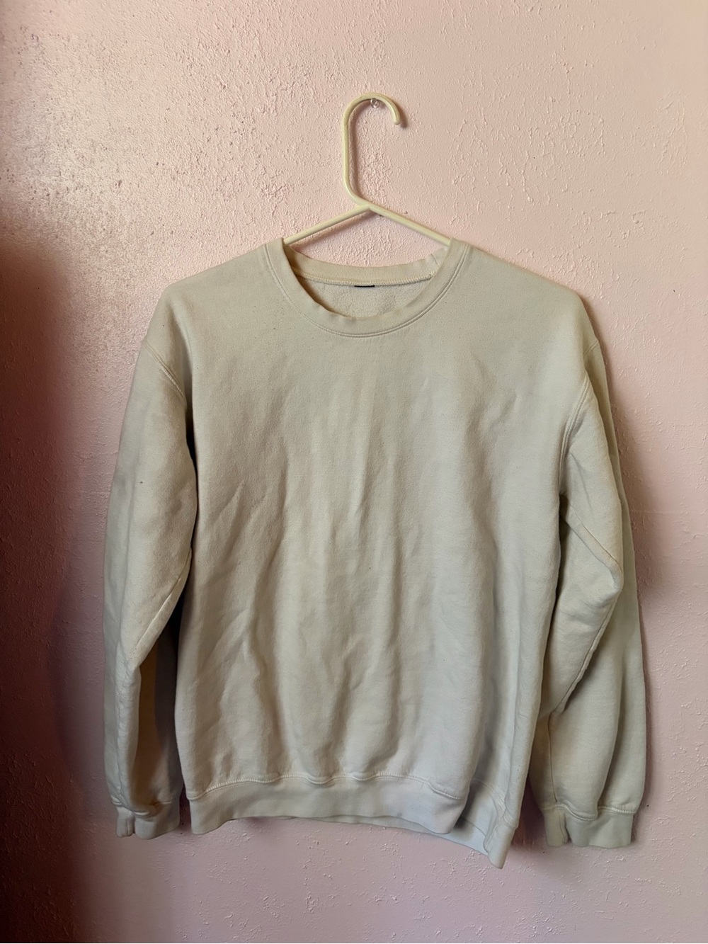 Puma Women's Crewneck Pullover - Off-White - Picture 3 of 4